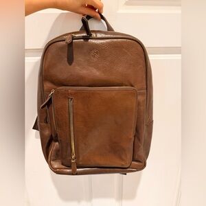 Valentina bag MADE IN ITALY laptop backpack genuine leather.